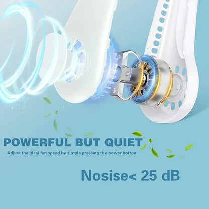 Rechargeable Portable Hanging Neck Fan
