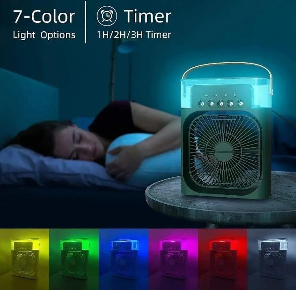 Mini Air Cooler 4 Wind Black ABS 70F