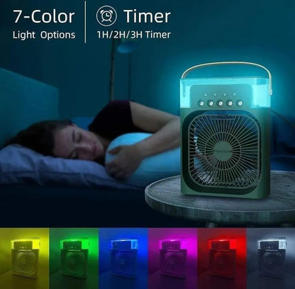 Mini Air Cooler 4 Wind Black ABS 70F