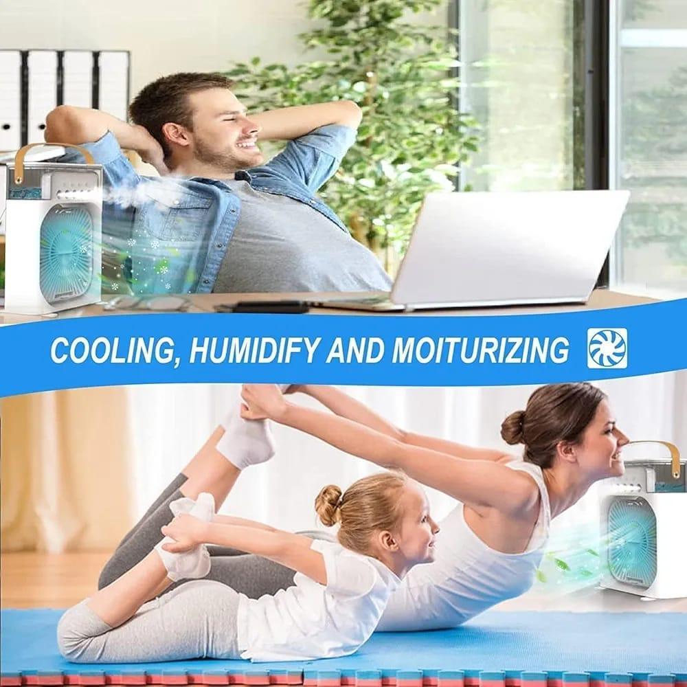 Mini Air Cooler 4 Wind Black ABS 70F